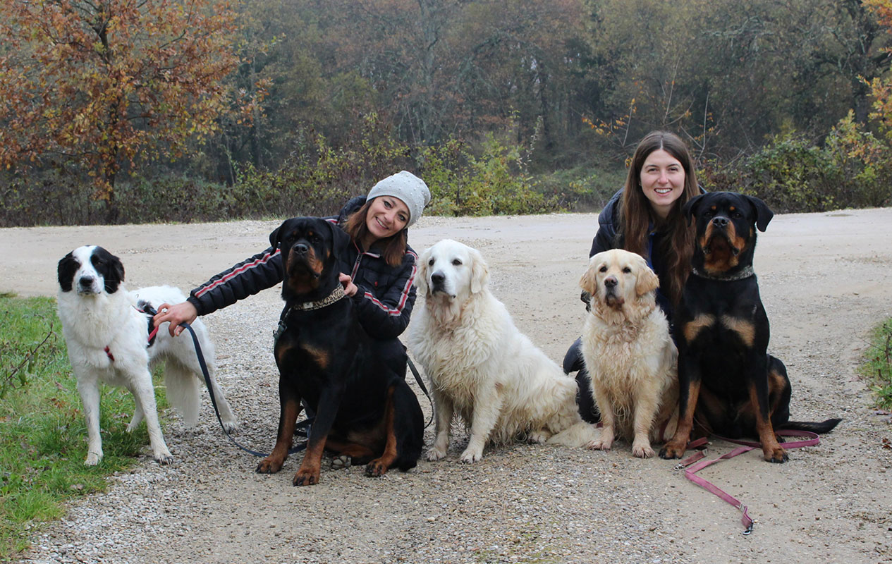 Aria, Triss, Laura, Shiro, Diletta, Pablo, tutti in posa