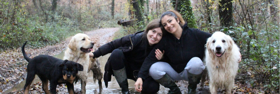 Cacio, Triss, Laura, Diletta, e Shiro tutti in posa